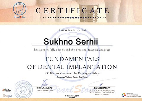 Fundamentals of dental implantation